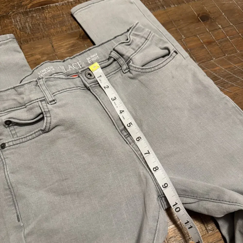 The Children's Place Boys Light Grey Stretch Skinny Jeans Size 12 Light Stains - Picture 7 of 9